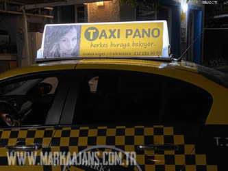 Işıklı Taksi Pano