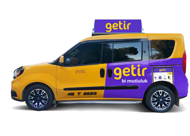 Getir Taksi Reklam